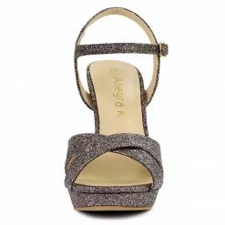 Allegra K Shoes Women's Glitter Slingback Platform Stiletto Heel Sandals 18 Allegra K Shoes Women's Glitter Slingback Platform Stiletto Heel Sandals