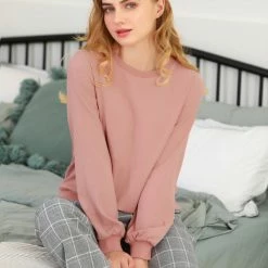 Allegra K Ribbed Pullover Sweater With Lantern Sleeves Women 84 Allegra K Ribbed Pullover Sweater With Lantern Sleeves Women