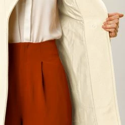 Allegra K Women's Classic Stand Collar Long Sleeve Winter Belted Long Coat 68 Allegra K Women's Classic Stand Collar Long Sleeve Winter Belted Long Coat