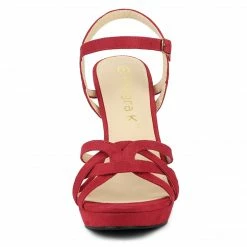 Allegra K Women's Strappy Platform Stiletto Heel Sandals Shoes