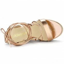 Allegra K Women's Espadrilles Platform Wedges Heel Lace Up Sandals 20 Allegra K Women's Espadrilles Platform Wedges Heel Lace Up Sandals