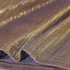 Allegra K Metallic Shiny Party Club Off Shoulder Crop Top