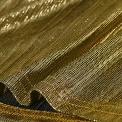 Allegra K Metallic Shiny Party Club Off Shoulder Crop Top