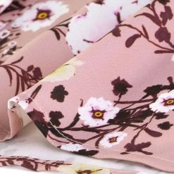 Allegra K Women's Cute Floral Print Button Down Shirt Scoop Neck Ruffled Sleeves Casual Blouse 25 Allegra K Women's Cute Floral Print Button Down Shirt Scoop Neck Ruffled Sleeves Casual Blouse