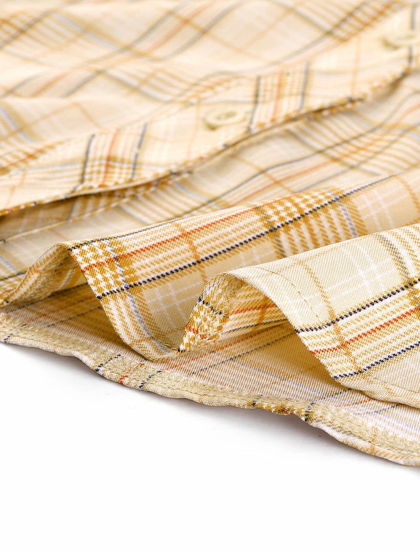 Allegra K Women's Button Up Long Sleeve Shirt Casual Split Neck Plaid Blouse Tops 27 Allegra K Women's Button Up Long Sleeve Shirt Casual Split Neck Plaid Blouse Tops