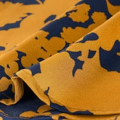 Allegra K Women's High Elastic Waist Belted Slit A-Line Midi Floral Print Skirt