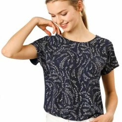 Allegra K Women's Short Sleeve Casual Patchwork Summer Top Floral Print T Shirt 11 Allegra K Women's Short Sleeve Casual Patchwork Summer Top Floral Print T Shirt