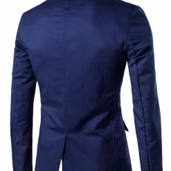 Allegra K Men's Notched Lapel Button Slim Fit Casual Lightweight Sport Coats Blazer