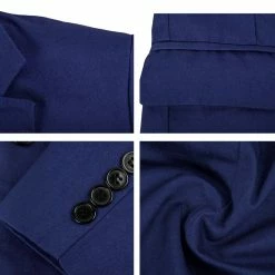 Allegra K Men's Notched Lapel Button Slim Fit Casual Lightweight Sport Coats Blazer