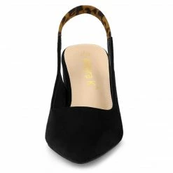 Allegra K Shoes Women's Pointed Toe Block Heel Pumps Slingback Heels 67 Allegra K Shoes Women's Pointed Toe Block Heel Pumps Slingback Heels