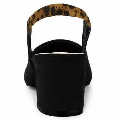 Allegra K Shoes Women's Pointed Toe Block Heel Pumps Slingback Heels 68 Allegra K Shoes Women's Pointed Toe Block Heel Pumps Slingback Heels