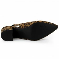 Allegra K Shoes Women's Pointed Toe Block Heel Pumps Slingback Heels 63 Allegra K Shoes Women's Pointed Toe Block Heel Pumps Slingback Heels