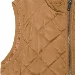 Allegra K Woman Zip Up Front Stand Collar Slant Pockets Quilted Padded Vest Women 136 Allegra K Woman Zip Up Front Stand Collar Slant Pockets Quilted Padded Vest Women