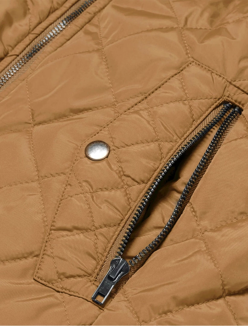 Allegra K Woman Zip Up Front Stand Collar Slant Pockets Quilted Padded Vest Women 41 Allegra K Woman Zip Up Front Stand Collar Slant Pockets Quilted Padded Vest Women