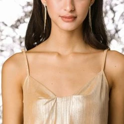 Allegra K Sparkly Metallic Spaghetti Strap Mini Dress Women 50 Allegra K Sparkly Metallic Spaghetti Strap Mini Dress Women