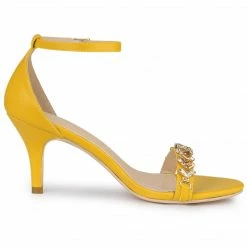 Allegra K Women's Rhinestone Stiletto Heels Ankle Strap Heeled Sandals Shoes