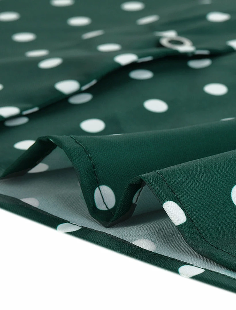 Allegra K Women's Heart Polka Dots Button Up Notched Lapel V Neck Shirt Tops 45 Allegra K Women's Heart Polka Dots Button Up Notched Lapel V Neck Shirt Tops