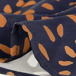 Allegra K Women's Elegant Dots V Neck Long Sleeve Top Button Peplum Blouse