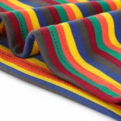 Allegra K Rainbow Striped Summer Cami Crop Top