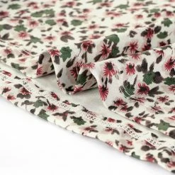 Allegra K Women's Ruffles V Neck Belted Short Sleeve Floral Prints Dress