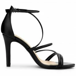 Allegra K Shoes Women's Party Strappy Stiletto High Heels Sandals