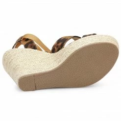 Allegra K Shoes Women's Espadrille Platform Lace Up Wedges Sandals