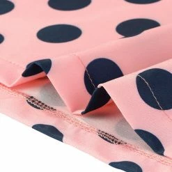 Allegra K Women 3/4 Sleeves Contrast Collar Polka Dots Blouse Tops 97 Allegra K Women 3/4 Sleeves Contrast Collar Polka Dots Blouse Tops