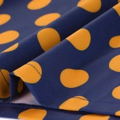 Allegra K Women 3/4 Sleeves Contrast Collar Polka Dots Blouse Tops 91 Allegra K Women 3/4 Sleeves Contrast Collar Polka Dots Blouse Tops