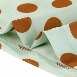 Allegra K Women 3/4 Sleeves Contrast Collar Polka Dots Blouse Tops 85 Allegra K Women 3/4 Sleeves Contrast Collar Polka Dots Blouse Tops