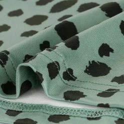 Allegra K Women's Leopard Print Long Sleeve Layered Ruffle Hem Dress 63 Allegra K Women's Leopard Print Long Sleeve Layered Ruffle Hem Dress