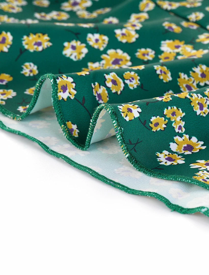 Allegra K Women's Ditsy Floral Print Faux Wrap High Waist Elastic Back Ruffle Hem A-Line Mini Short Skirts 20 Allegra K Women's Ditsy Floral Print Faux Wrap High Waist Elastic Back Ruffle Hem A-Line Mini Short Skirts