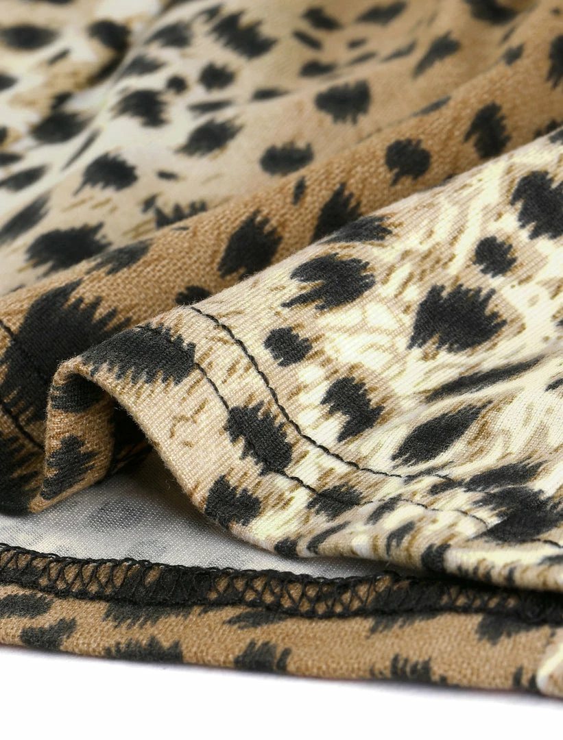 Allegra K 6507 Ladies Long Sleeves Scoop Neck Leopard Prints Peplum Shirt Women 27 Allegra K 6507 Ladies Long Sleeves Scoop Neck Leopard Prints Peplum Shirt Women