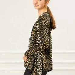 Allegra K Women's Halloween Long Sleeves Open Front Asymmetric Hem Lightweight Cardigan 70 Allegra K Women's Halloween Long Sleeves Open Front Asymmetric Hem Lightweight Cardigan