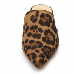 Allegra K Women's Pointed Toe Flat Slides Mules Shoes