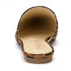 Allegra K Women's Pointed Toe Flat Slides Mules Shoes