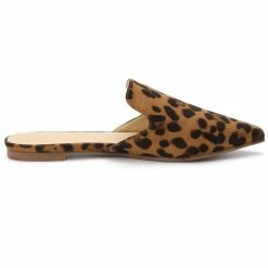 Allegra K Women's Pointed Toe Flat Slides Mules Shoes