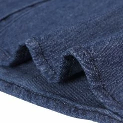 Allegra K Classic Long Sleeve Loose Button Up Denim Shirt Women