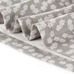 Allegra K Women's Loose Floral Print Short Sleeve Button Decor Ruffle Hem A-Line Dress