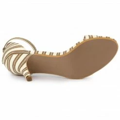 Allegra K Women's Stripe Ankle Strap Stiletto Heel Sandals 21 Allegra K Women's Stripe Ankle Strap Stiletto Heel Sandals