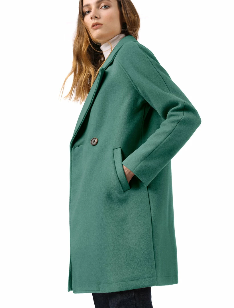 Allegra K Double Breasted Notched Lapel Coat With Raglan Sleeves 78 Allegra K Double Breasted Notched Lapel Coat With Raglan Sleeves