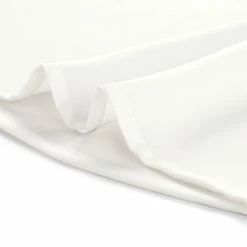 Allegra K Women's Office Blouse Ruffle Elbow Tie Sleeve Round Neck Elegant Top