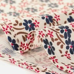 Allegra K Women's Sweet Ruffle Peter Pan Collar Puff Sleeves Floral Print Button Down Shirt