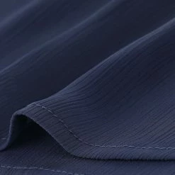 Allegra K Women's Ruffled Long Puff Sleeves Blouses V Neck Solid Color Top