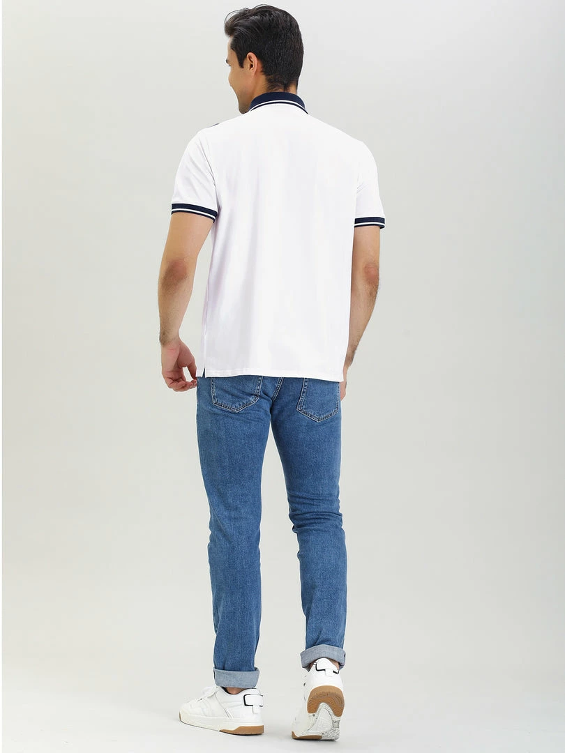 Allegra K Men's Casual Summer Color Block Golf Polo Short Sleeves Cotton T-Shirts Tops 19 Allegra K Men's Casual Summer Color Block Golf Polo Short Sleeves Cotton T-Shirts Tops