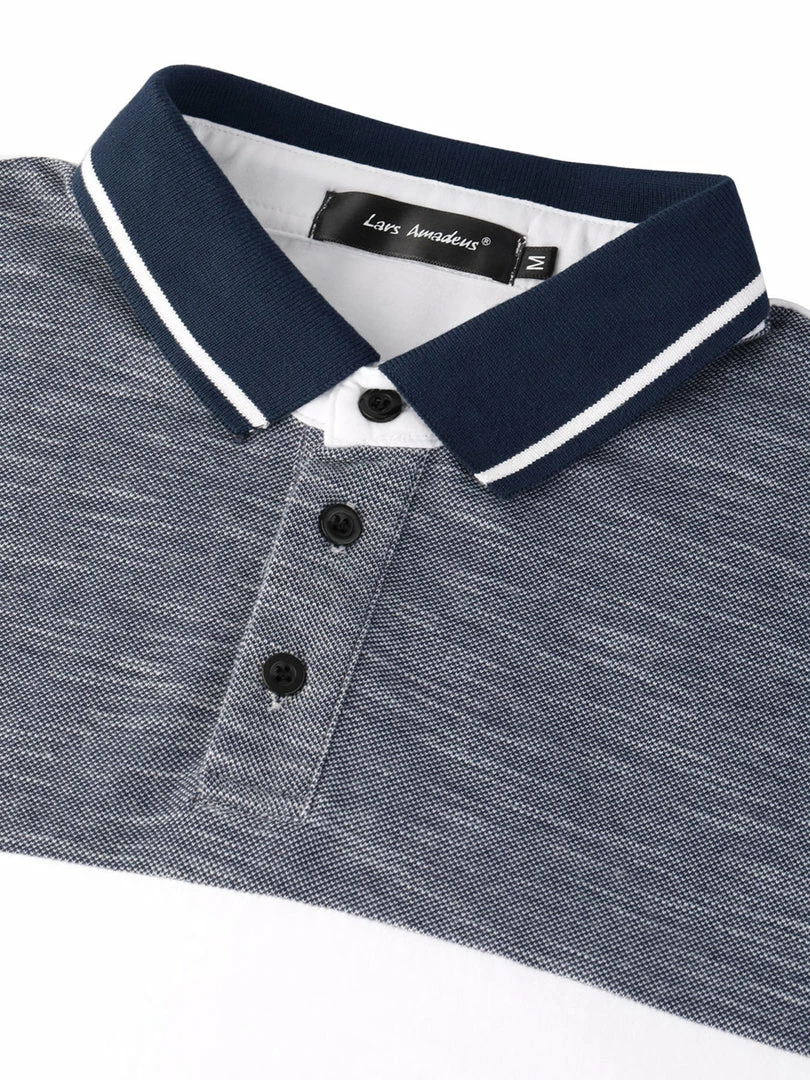 Allegra K Men's Casual Summer Color Block Golf Polo Short Sleeves Cotton T-Shirts Tops 20 Allegra K Men's Casual Summer Color Block Golf Polo Short Sleeves Cotton T-Shirts Tops