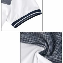 Allegra K Men's Casual Summer Color Block Golf Polo Short Sleeves Cotton T-Shirts Tops 39 Allegra K Men's Casual Summer Color Block Golf Polo Short Sleeves Cotton T-Shirts Tops