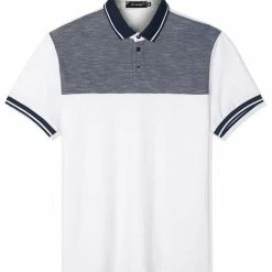 Allegra K Men's Casual Summer Color Block Golf Polo Short Sleeves Cotton T-Shirts Tops 34 Allegra K Men's Casual Summer Color Block Golf Polo Short Sleeves Cotton T-Shirts Tops