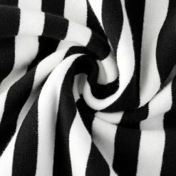 Allegra K Men's Casual Knitted Long Sleeves Striped Lightweight Shirt Sweatshirt Hoodies