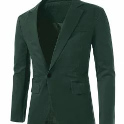 Allegra K Men's Notched Lapel Button Slim Fit Casual Lightweight Sport Coats Blazer