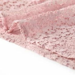 Allegra K Women's Floral Lace Trumpet Raglan Sleeves Round Neck Blouse Top